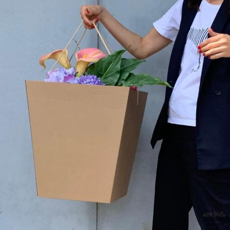 Цветочные переноски на заказ от производителя